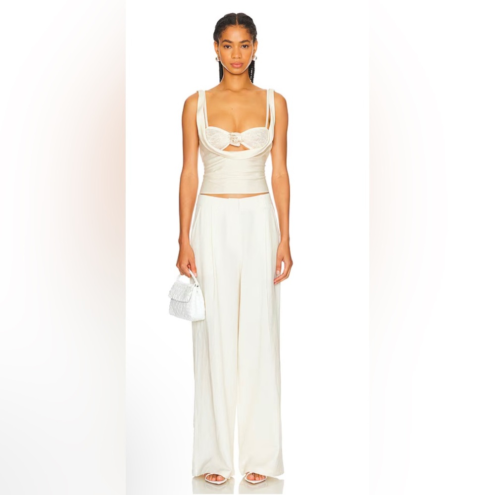 $64 MRSP | Lioness - La Quinta Pants | Off-White | NWT | XXL